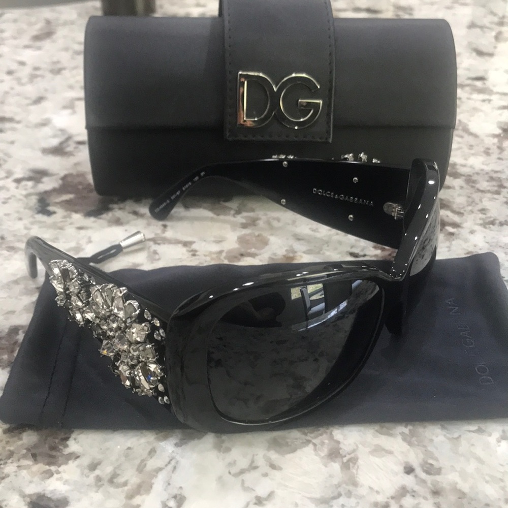 Dolce & gabbana sunglasses with rhinestones